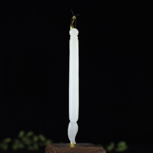 山料和田白玉神笔吊坠