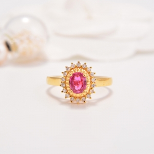 18K红宝石戒指