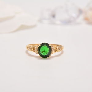 18K沙弗莱石戒指