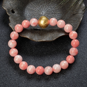 8mm深水珊瑚单圈手串