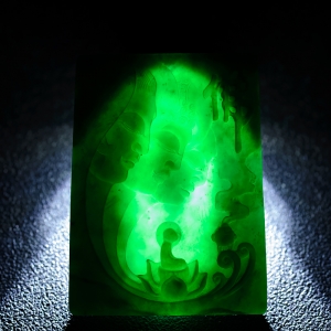 冰种墨翠悟道吊坠