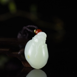 山料和田白玉龙龟吊坠