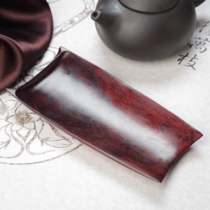 鸡血红小叶紫檀茶则