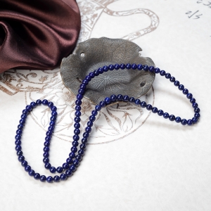 5.5mm深蓝色青金石108佛珠