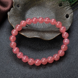 8mm红纹石单圈手串