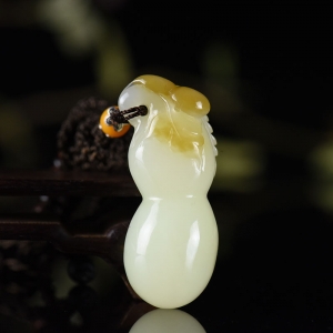 山料和田糖玉福禄吊坠