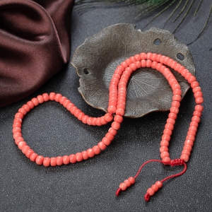 MOMO珊瑚鼓珠多圈手串