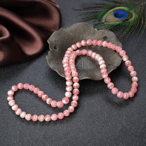 6.5mm红纹石多圈手串