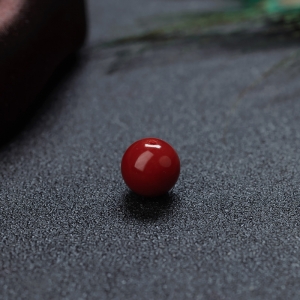 9.5mm阿卡牛血红珊瑚圆珠