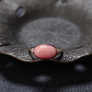 18K深水珊瑚戒指