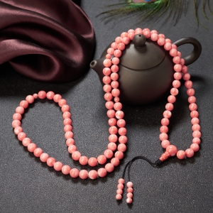 8mmMOMO珊瑚108佛珠