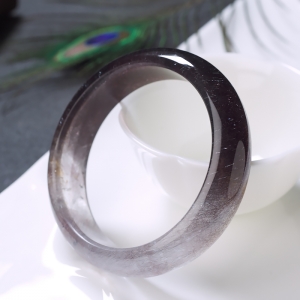 56.5mm紫发晶平安镯