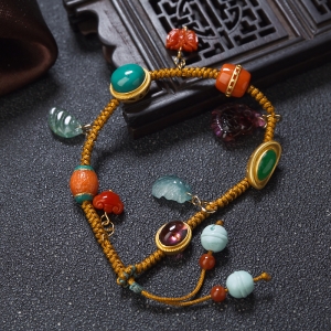 多宝DIY编织单圈手串