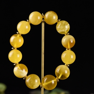 金绞蜜蜜蜡塔链单圈手串