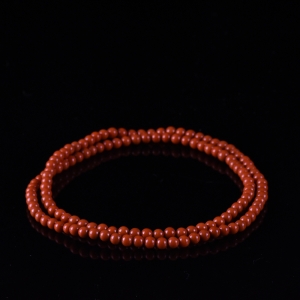 6mm柿子红南红多圈手串