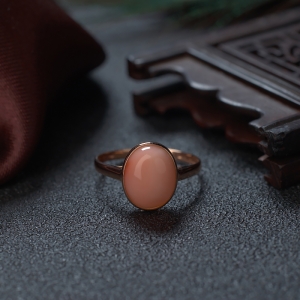 18K深水珊瑚戒指