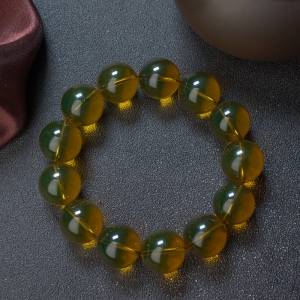 17mm墨西哥蓝珀单圈手串