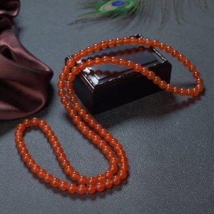 8mm冰红南红108佛珠