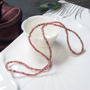 3.5mm西瓜碧玺多圈手串