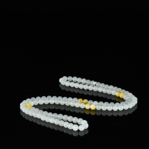 5.5mm籽料和田白玉108佛珠