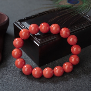 11.5mmMOMO珊瑚单圈手串