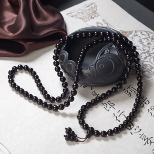 8mm半星小叶紫檀多圈手串