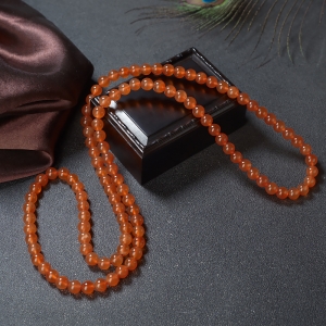 8mm冰红南红108佛珠