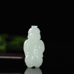 山料和田白玉财主吊坠