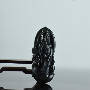 山料和田青玉观音吊坠