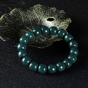 阿拉善老形珠单圈手串