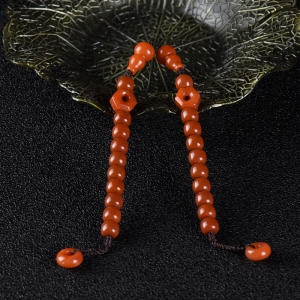 柿子红南红配件（单件）