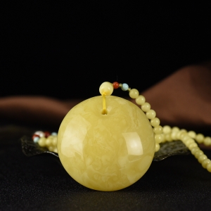 白花蜜蜜蜡公主扣吊坠