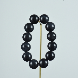 18mm籽料和田玉青花单圈手串