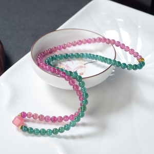 5.5mm碧玺多圈手串
