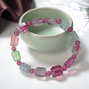 碧玺随形单圈手串