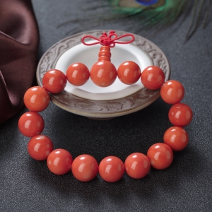 13mmMOMO珊瑚单圈手串