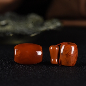 柿子红南红配件套装