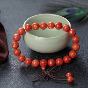 8.5mmMOMO珊瑚单圈手串