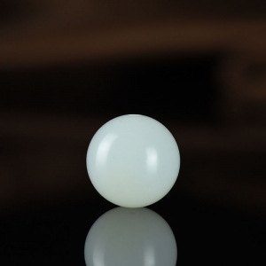 23mm籽料和田白玉圆珠