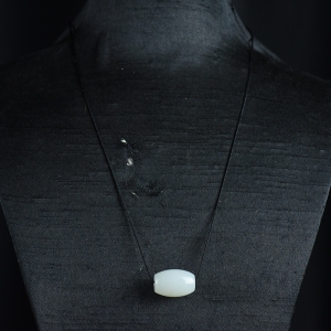 籽料和田白玉路路通吊坠