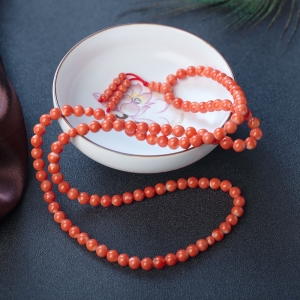 5mmMOMO珊瑚108佛珠