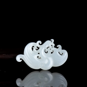 籽料和田白玉凤凰吊坠