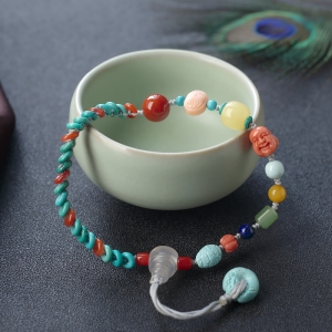 多宝编织单圈手串