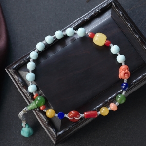 多宝编织单圈手串