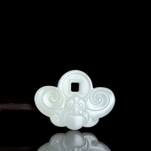 山料和田白玉福到了吊坠