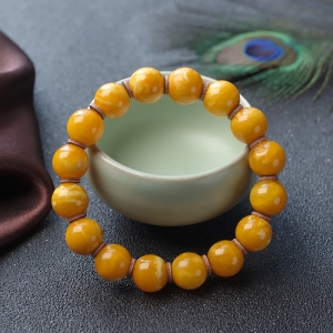 11.5mm老蜜蜡单圈手串