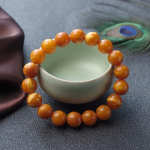 11mm老蜜蜡单圈手串