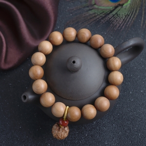 12mm老山檀单圈手串