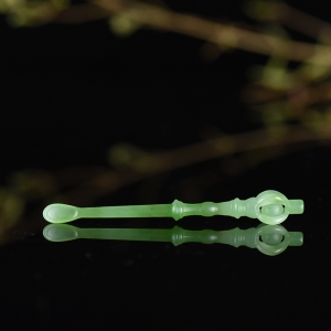 山料和田碧玉金刚杵挖耳勺