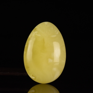 白花蜜蜜蜡蛋形吊坠